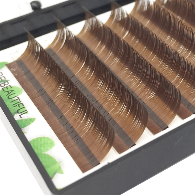 New Individual Colored Eyelash Extensions Volume Lashes Wholesale 